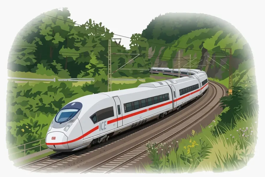 ICE Deutsche Bahn Zug